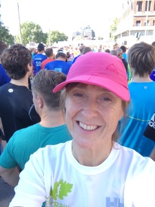 At the start.Smiling on the outside, at least ;-)